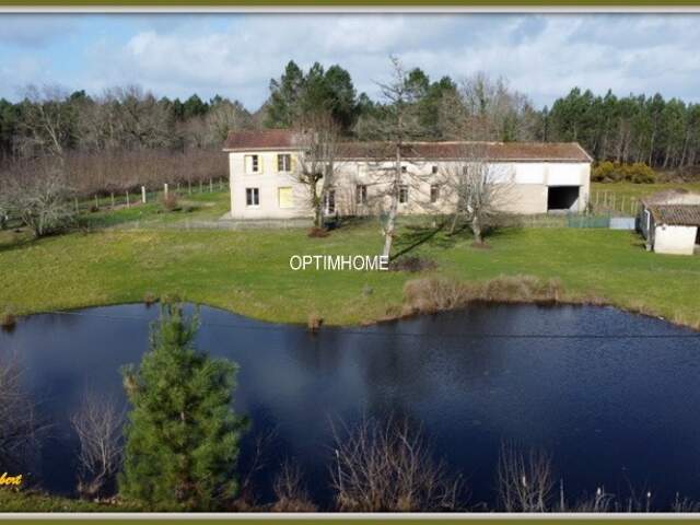 ensemble de 2 maisons+ dependances + grand terrain + point d'eau — photo du bien
