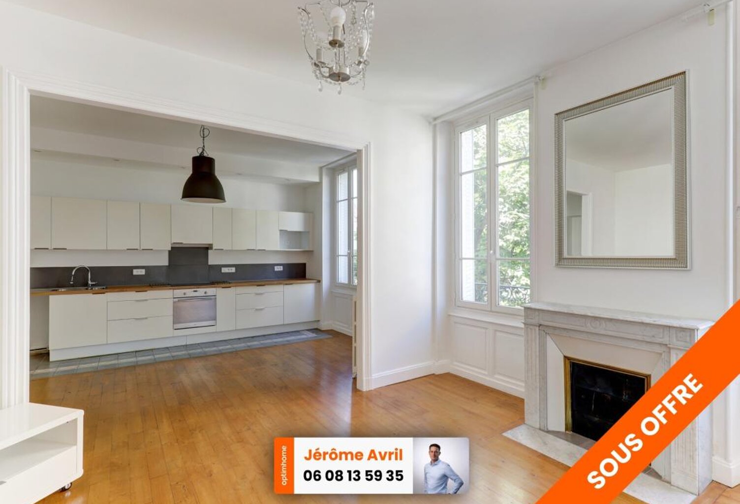 Appartement familial de caractère de 107,69 m² – 4 pièces – Clermont-Ferrand (63) – Secteur Massillon — photo 1