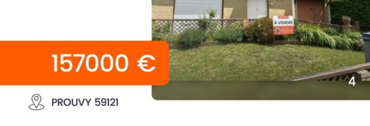 Maison 6 Pièces 125 m² à vendre à Prouvy (59121)