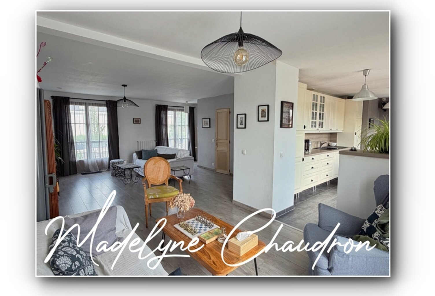BOURAY-SUR-JUINE – Maison familiale rénovée de 123 m² habitables – 170 m² utiles – 4 chambres – Vie de plain-pied – DPE C — photo 1