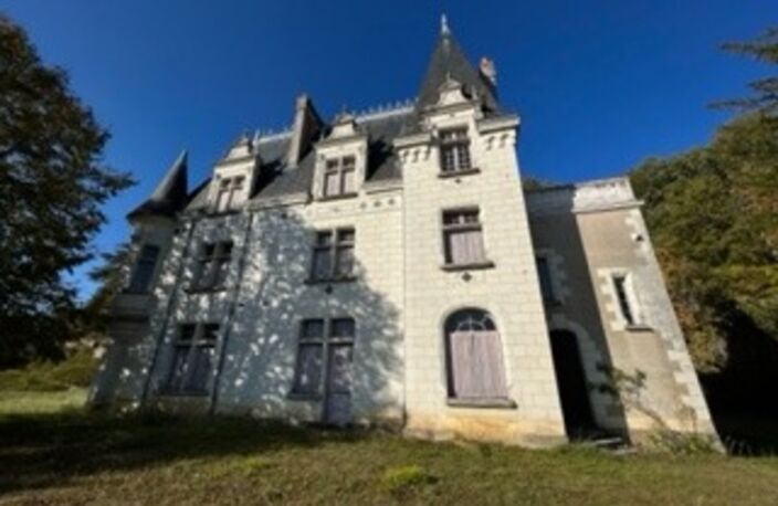 Sublime château édifié au XVI°et remanié au XIX° surblomblant la vallée de la Loire entre Amboise et Tours — photo 3