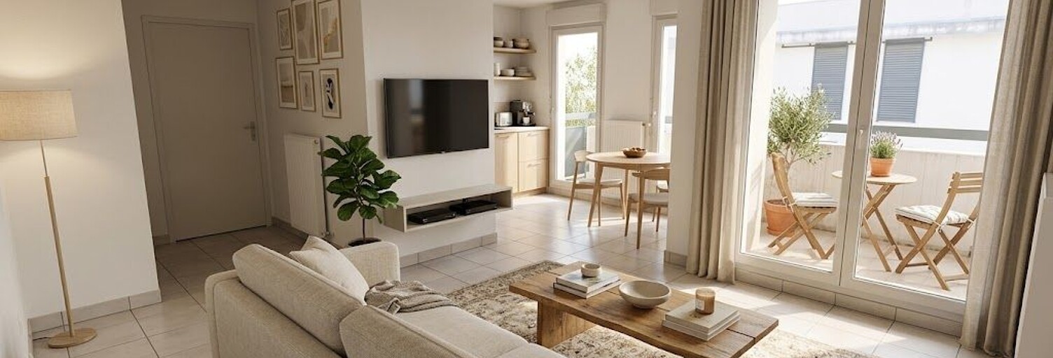 Appartement 3 Pièces 59 m² à vendre à Lyon 7 (69007)