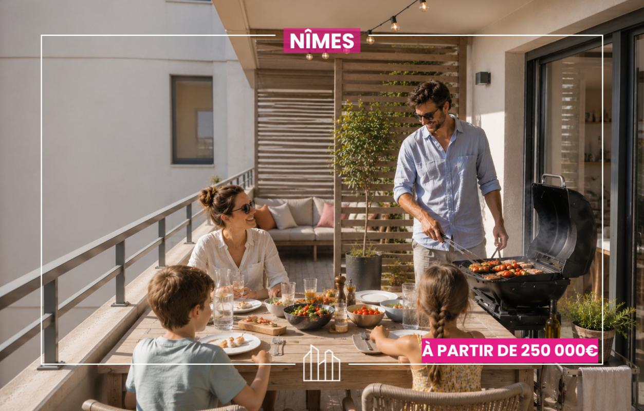Appartement  T4 à vendre Nîmes 30000