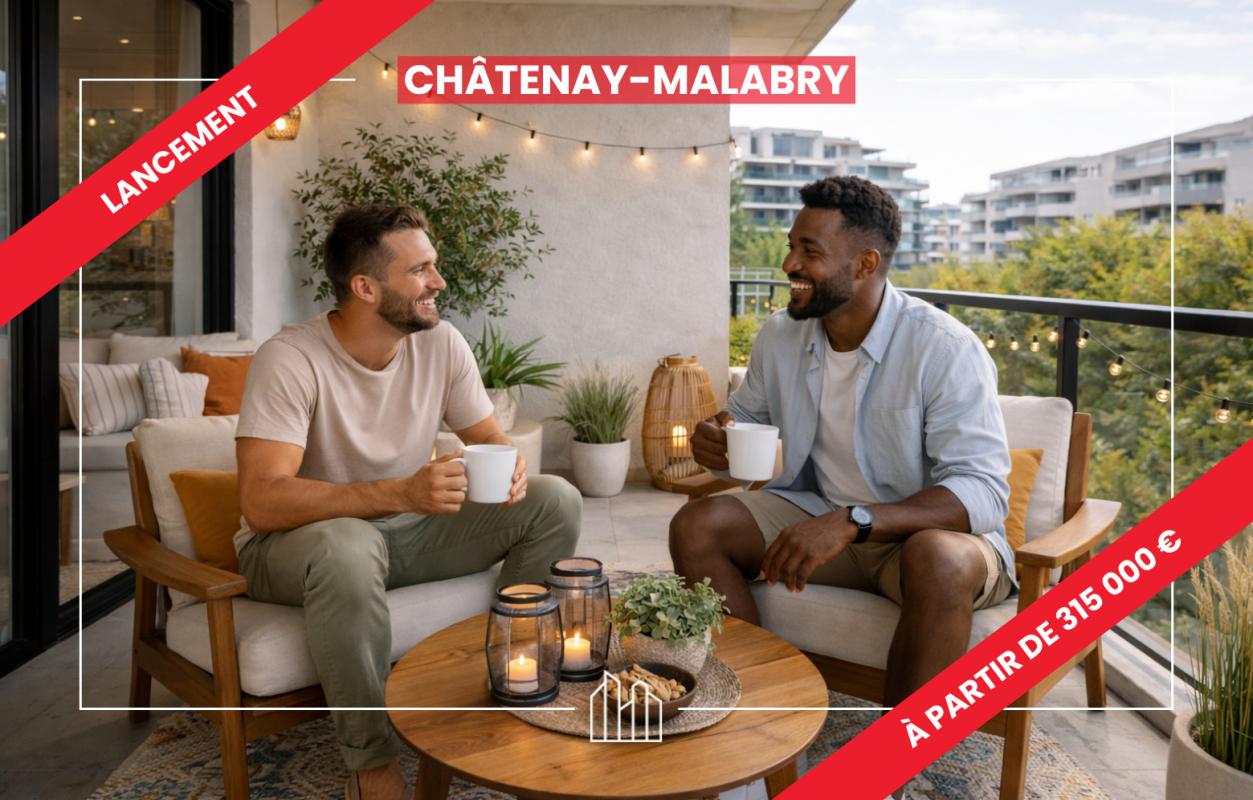 Châtenay-Malabry Appartement 2 pièces 42 m²