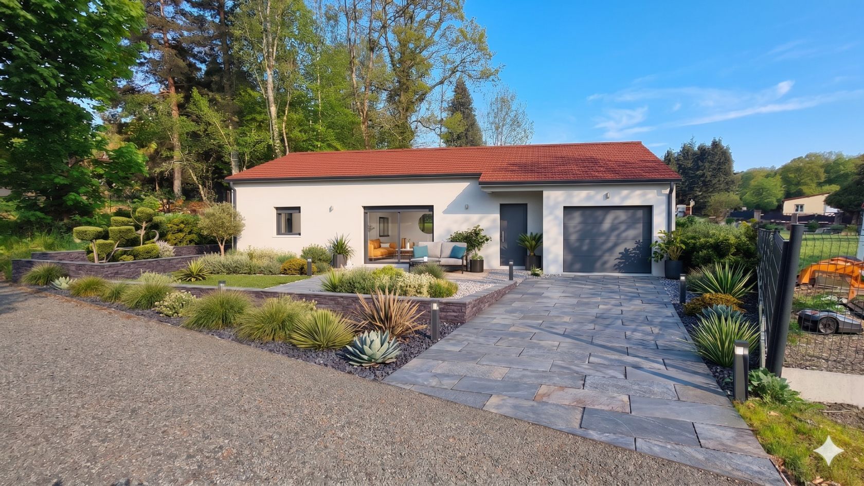 Projet Terrain 1 027 m² (Plein Sud) + Maison sur-mesure