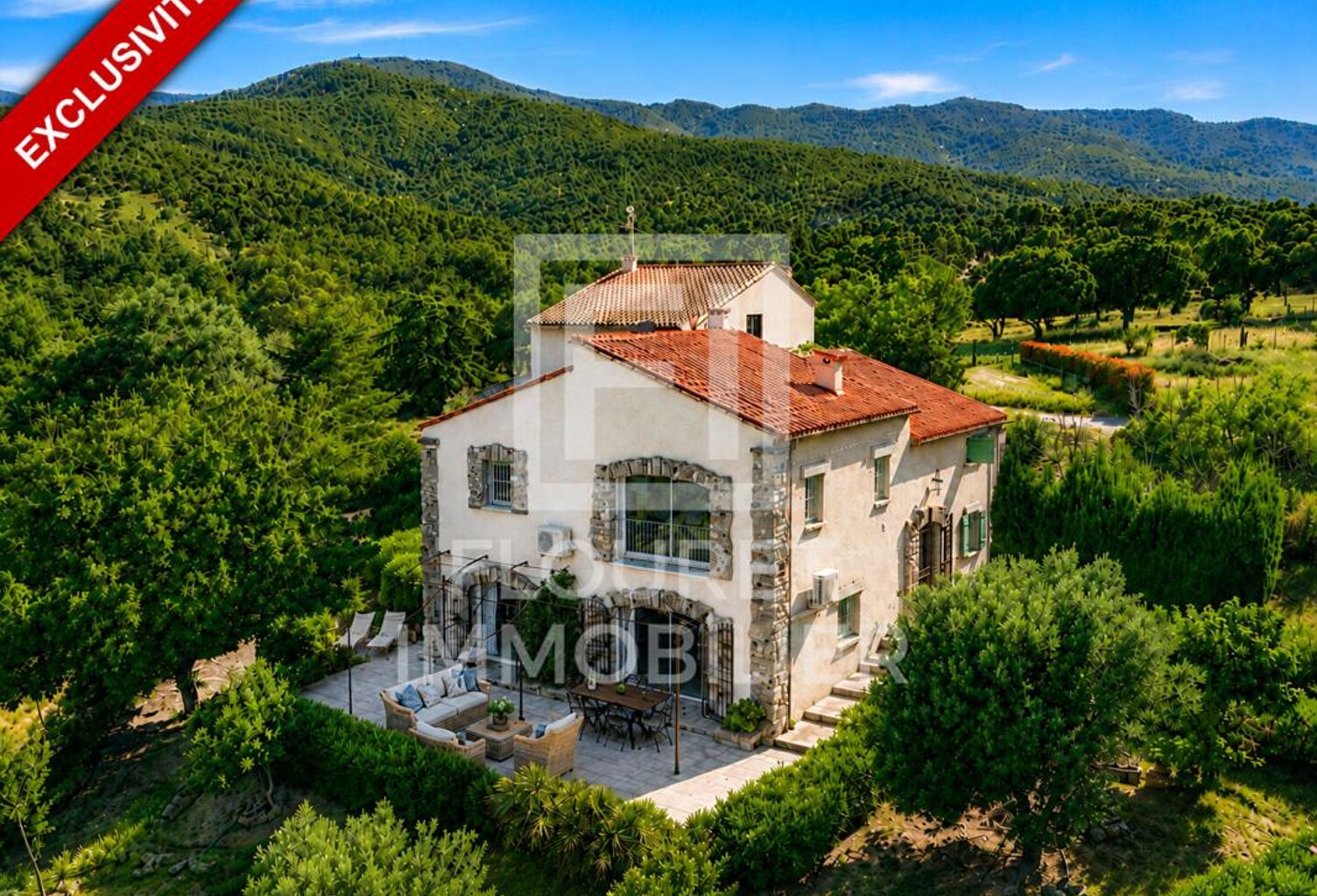 Mas catalan vue mer - 230 m² - 5 chambres - terrain 1,1 ha - potentiel locatif — photo 1
