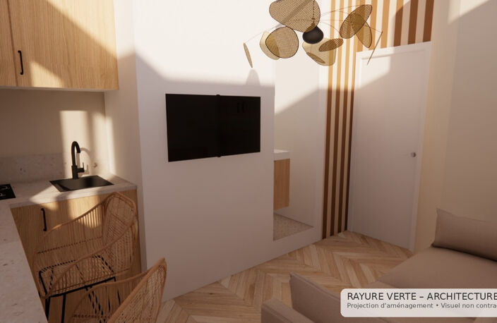 MONTMARTRE  - ABBESSES - STUDETTE AU CALME SUR COUR - ADRESSE RARE — photo 4