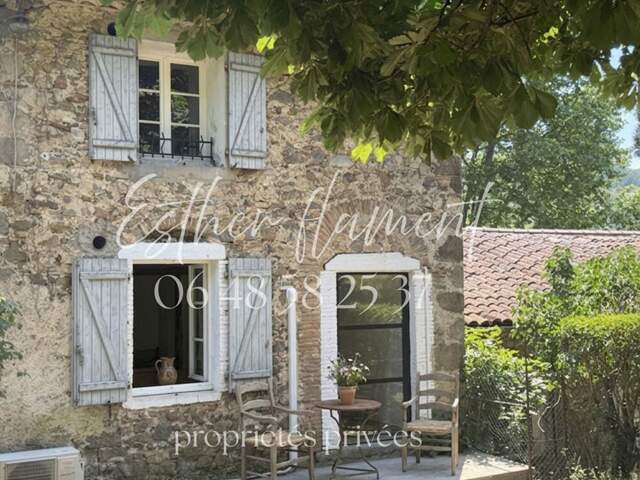 MAISON EN PIERRE, 2 HABITATIONS AVEC SOURCE et PUITS SUR 2500 m2 PROCHE ANDUZE — photo du bien