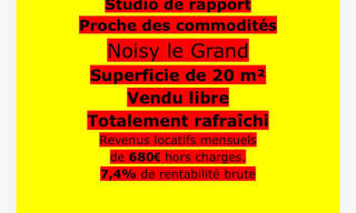 Appartement 1 Pièce 20 m² à vendre à Noisy-le-Grand (93160)