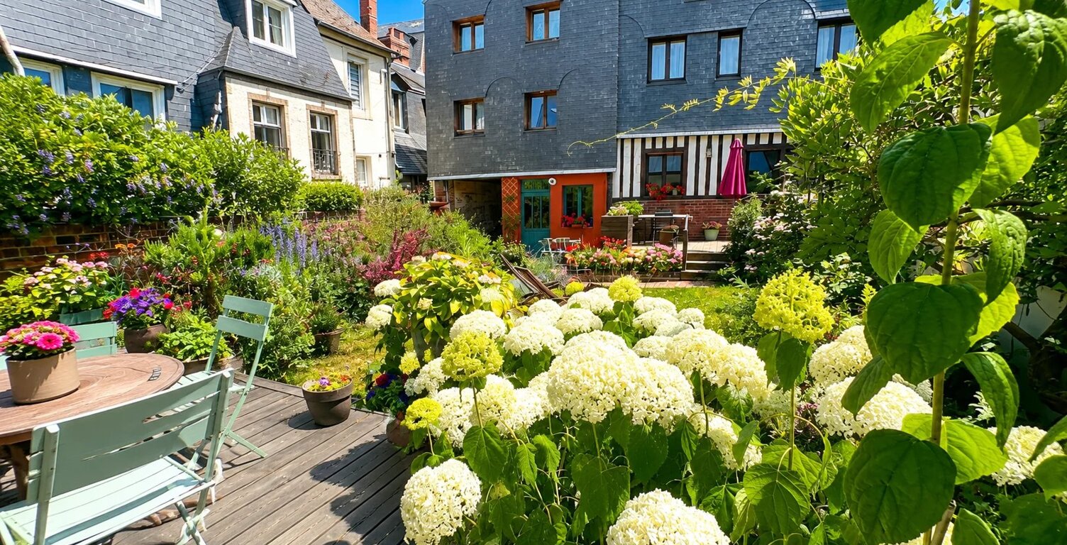 Maisons de charme au centre de Pont-Audemer — photo 1