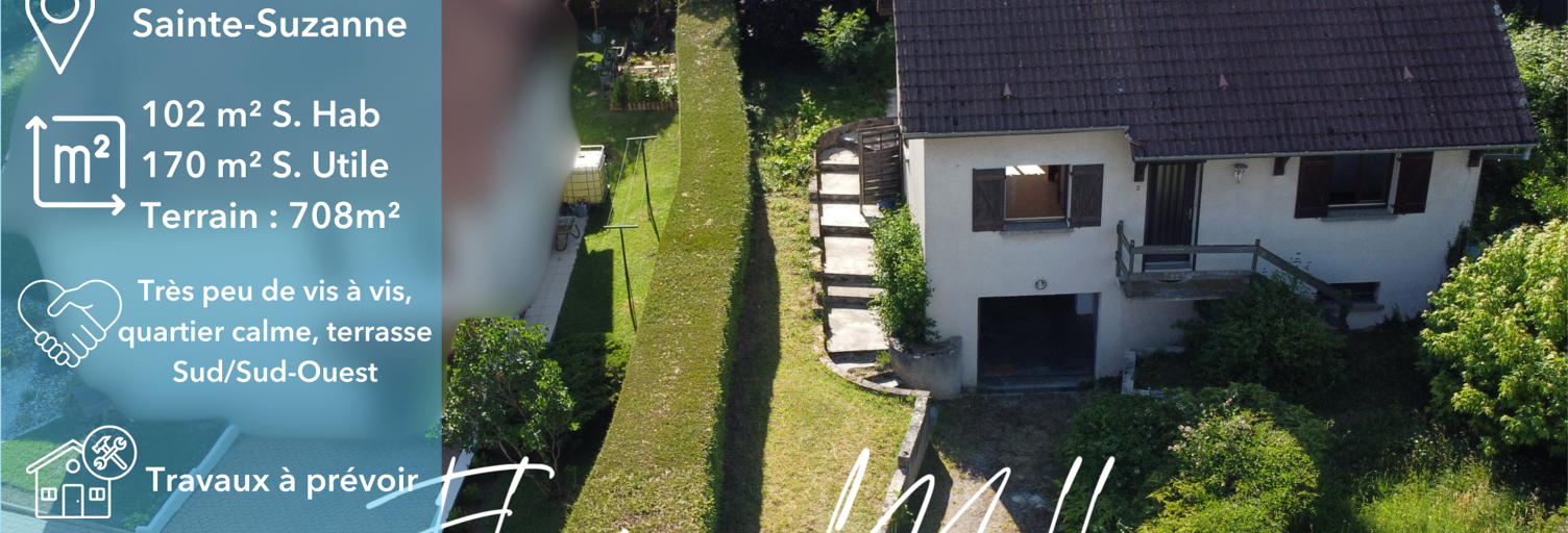 Maison 5 Pièces 102 m² à vendre à Sainte-Suzanne (25630)