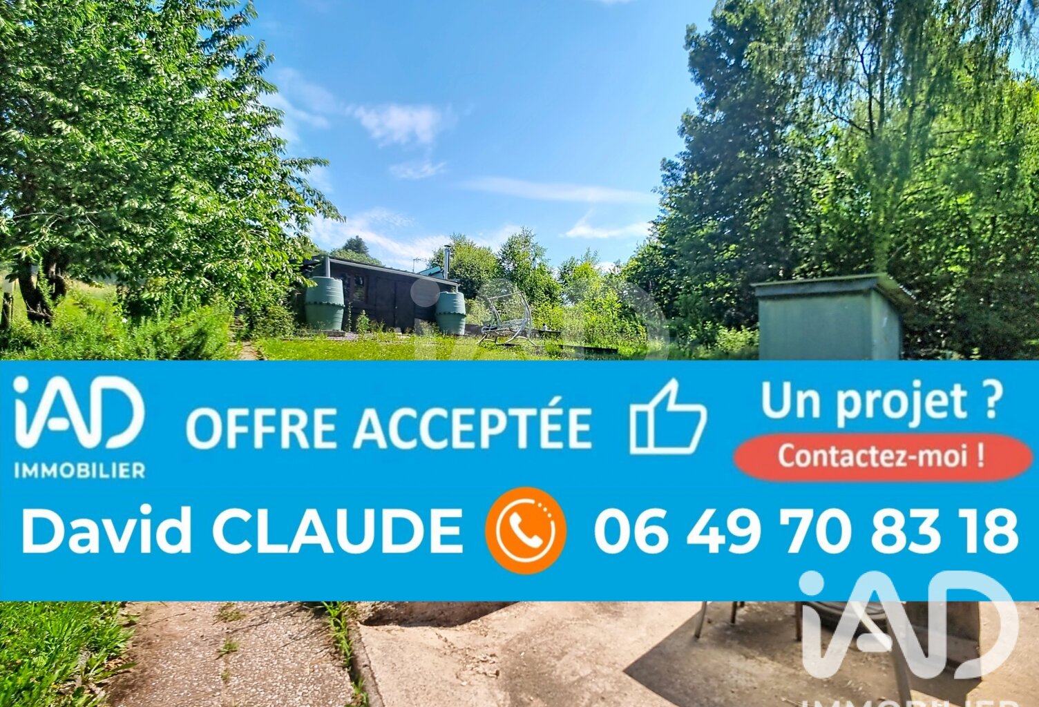 Vente Terrain 965 m&sup2; — photo 1