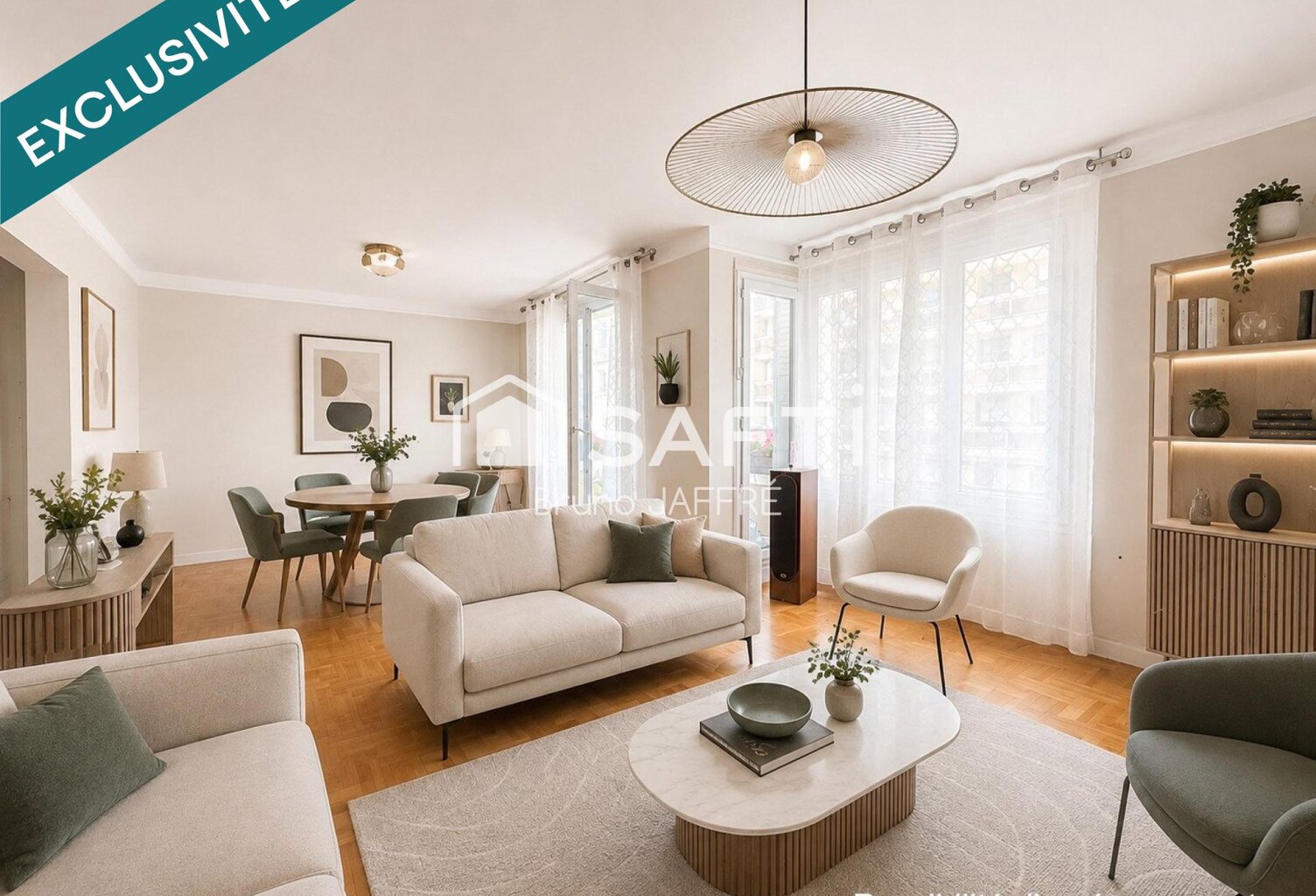 Paris 15e  Rue Saint-Charles, 3/4 pièces 72m² — photo 1