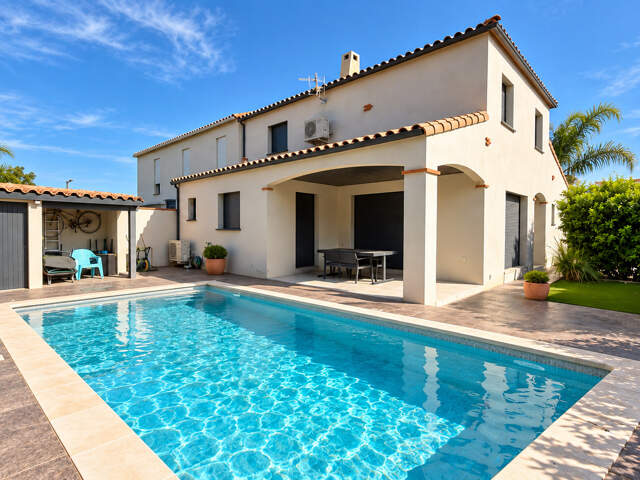 ACHAT - SAINT CYPRIEN - VILLA CONTEMPORAINE AVEC PISCINE — photo du bien