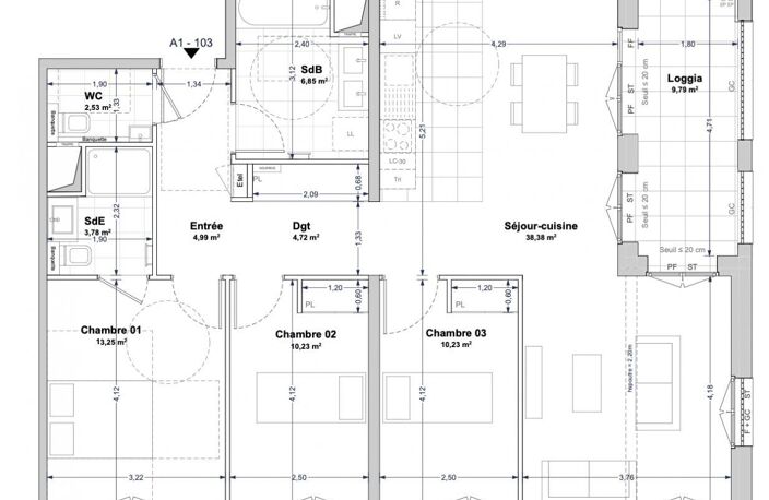 Vente Appartement 4 pièces — photo 2