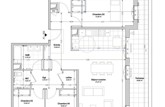Vente Appartement 5 pièces — photo 2