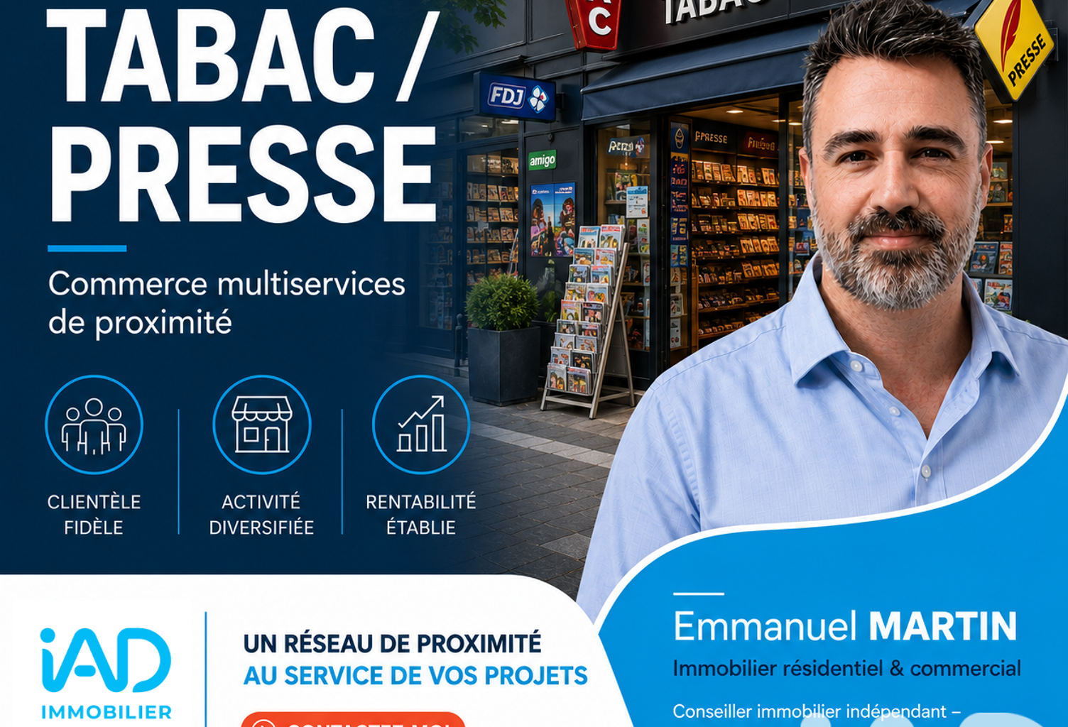Vente Tabac/Loto/presse 18 m&sup2; — photo 1
