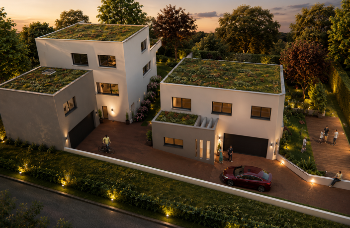 LYON 5e   LIMITE TASSIN-LA-DEMI-LUNE | PROJET DE VILLA D'ARC — photo 2