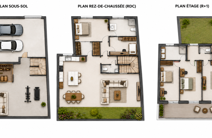 LYON 5e   LIMITE TASSIN-LA-DEMI-LUNE | PROJET DE VILLA D'ARC — photo 3