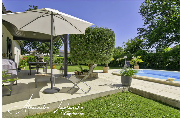 Dpt Tarn et Garonne (82), Maison de plain-pied parfaitement entretenue, au calme, avec piscine, garage et commerces accessibles à pied, à SAINT ETIENNE DE TULMONT — photo 2