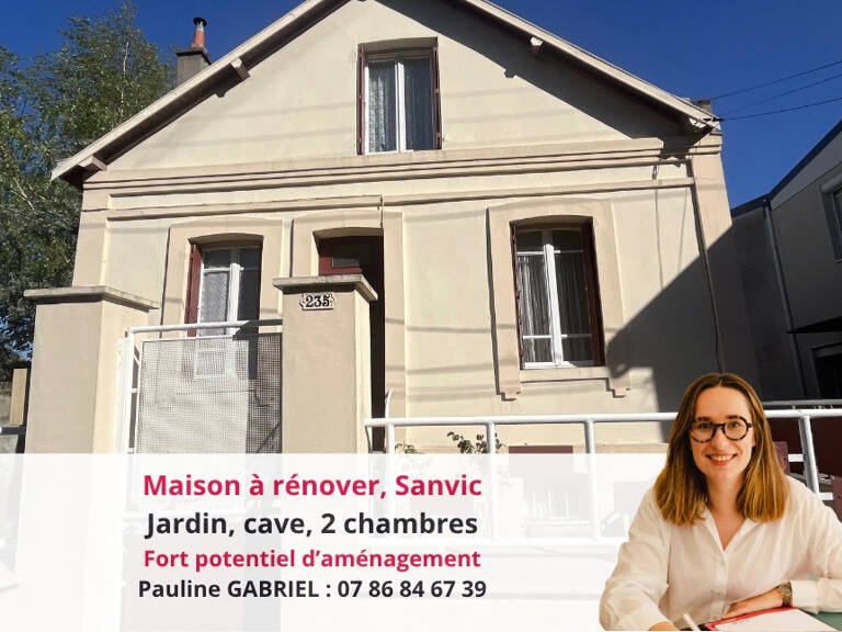 Maison à rénover, Sanvic, 77 m2, 2 chambres, jardin — photo 1