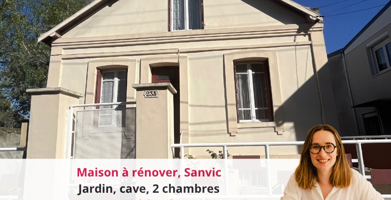 Maison à rénover, Sanvic, 77 m2, 2 chambres, jardin — photo 1