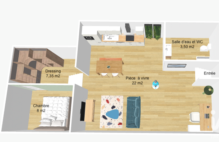 Vente Appartement 2 pièces — photo 2