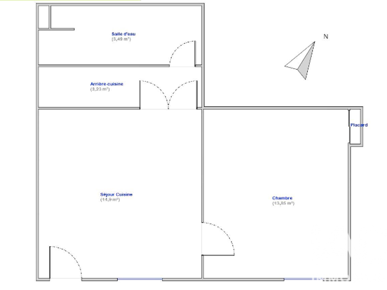 Vente Appartement 2 pièces — photo 1