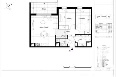 Appartement 3 pièces 333000 €