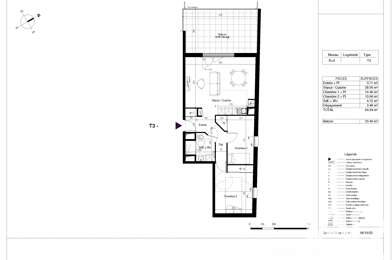 Appartement 3 pièces 344000 €