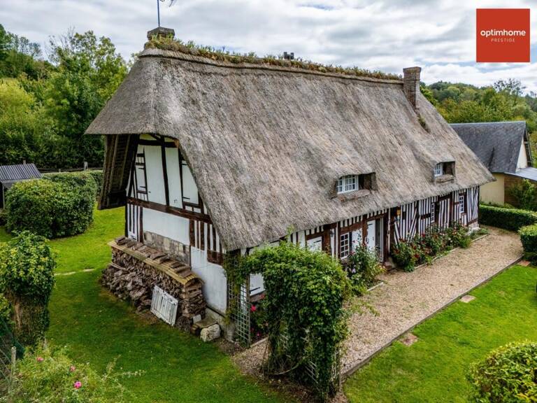 Magnifique Chaumière normande de charme avec 6 chambres sur 180 m2 à quelques km de Pont-l’Évêque — photo 1