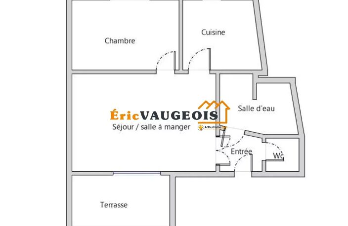 Appart F2- 54,30 m² - Terrasse - Coulommiers centre — photo 4