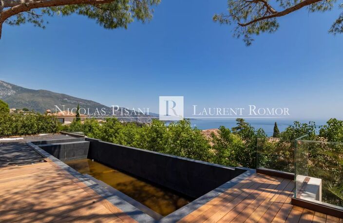 Roquebrune-Cap-Martin – Villa contemporaine neuve avec vue mer e — photo 3