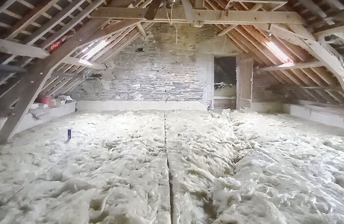 LA CHAPELLE GLAIN : Corps de ferme  133 m² sur environ 6000 m² — photo 4