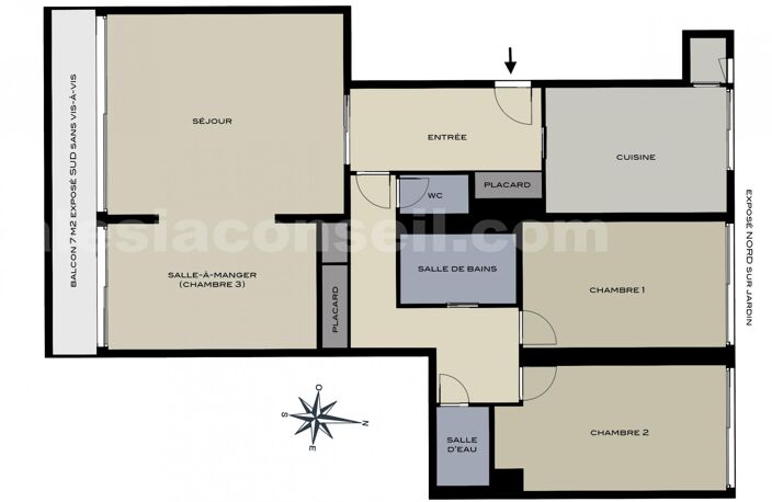Appartement FAMILLIAL 4 PIECES avec BALCON boulevard Arago — photo 2