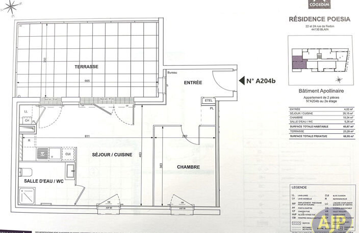 Appartement T2 Blain Centre — photo 5