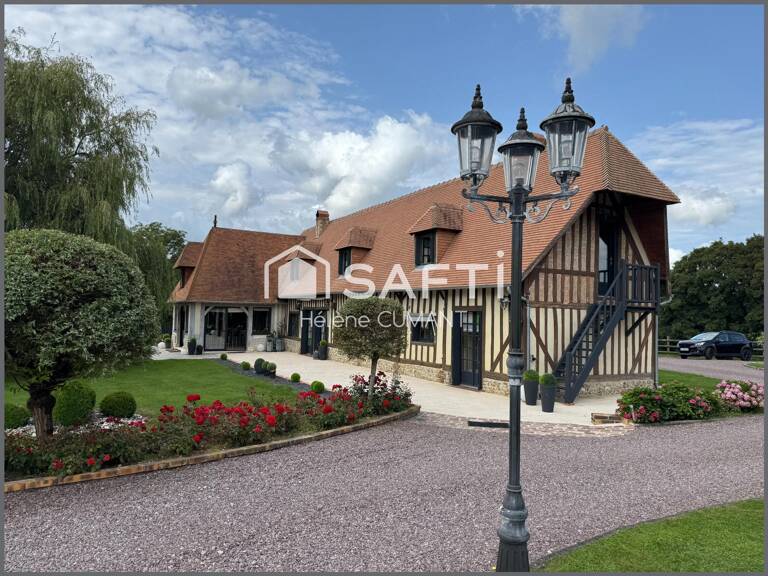 Bien EXCEPTIONNEL : longère normande de caractère, au Nord de Lisieux. — photo 1