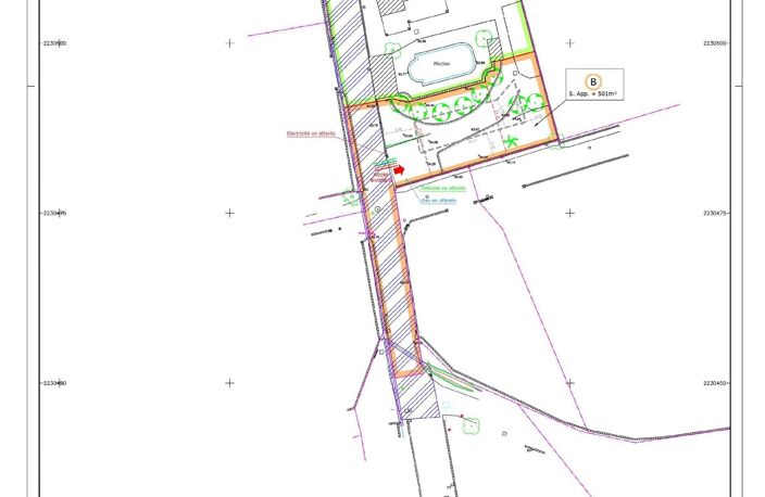 Parcelle constructible issue d'un détachement, d'une superficie — photo 3