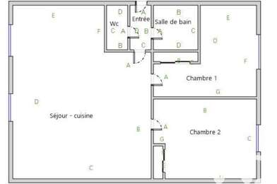 Appartement 3 pièces 140000 €