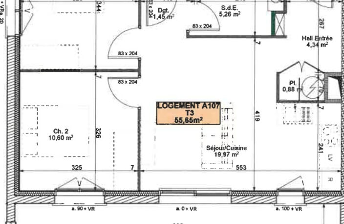 PROJET APPARTEMENT NEUF T3 — photo 5