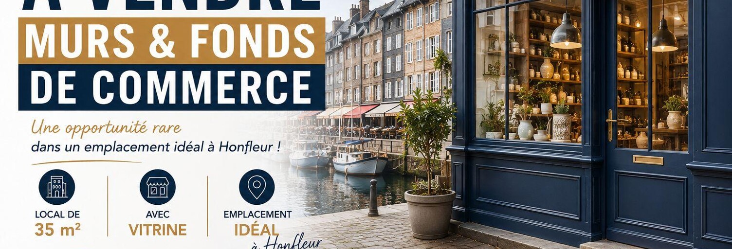 Commerce  35 m² à vendre à Honfleur (14600)