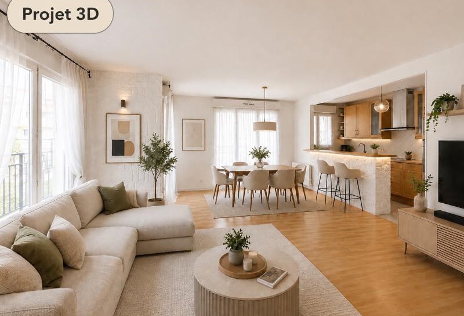 Appartement de 4 pièces principales — photo 1