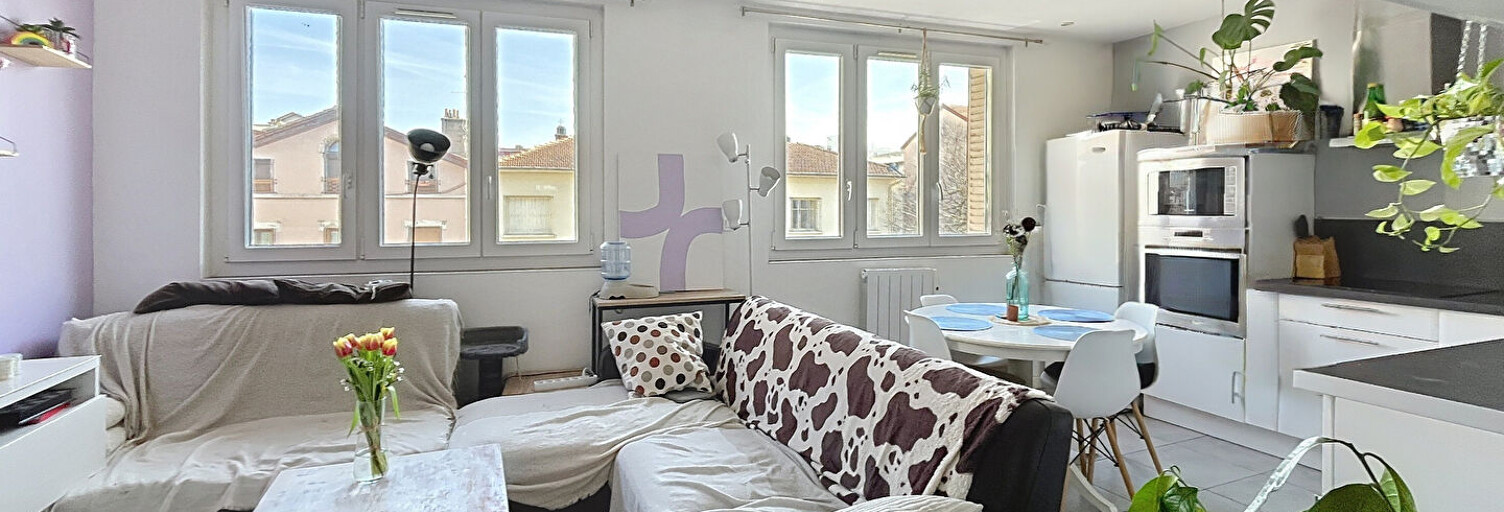 Appartement 3 Pièces 50 m² à vendre à Villeurbanne (69100)