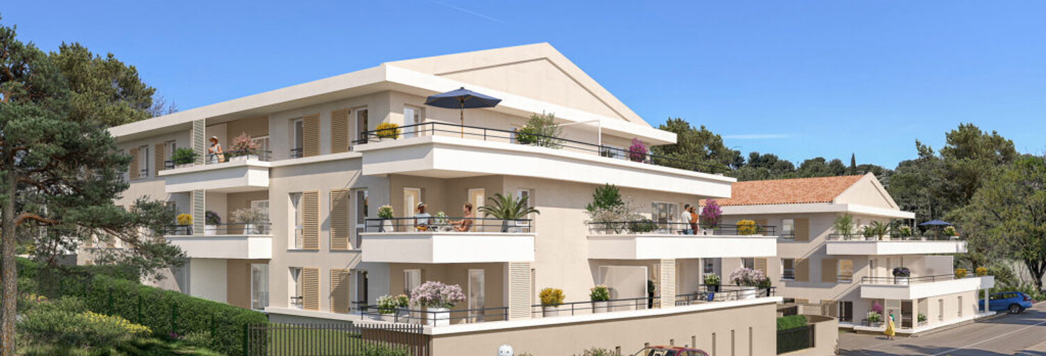 Appartement neuf T2, T3, T4 Pièce 45 à 65 m² à vendre à La Roque-d'Anthéron (13640)