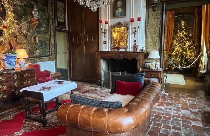 ELEGANT CHATEAU XVIIIs, sans travaux, sur 1 hectare clos de murs, jardin paysagé, chapelle, orangerie, dépendances, pour famille, evenementiel  près de Pau, Lourdes, Marciac, Tarbes — photo 3