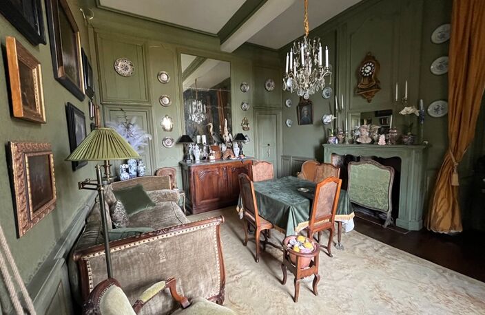 ELEGANT CHATEAU XVIIIs, sans travaux, sur 1 hectare clos de murs, jardin paysagé, chapelle, orangerie, dépendances, pour famille, evenementiel  près de Pau, Lourdes, Marciac, Tarbes — photo 5