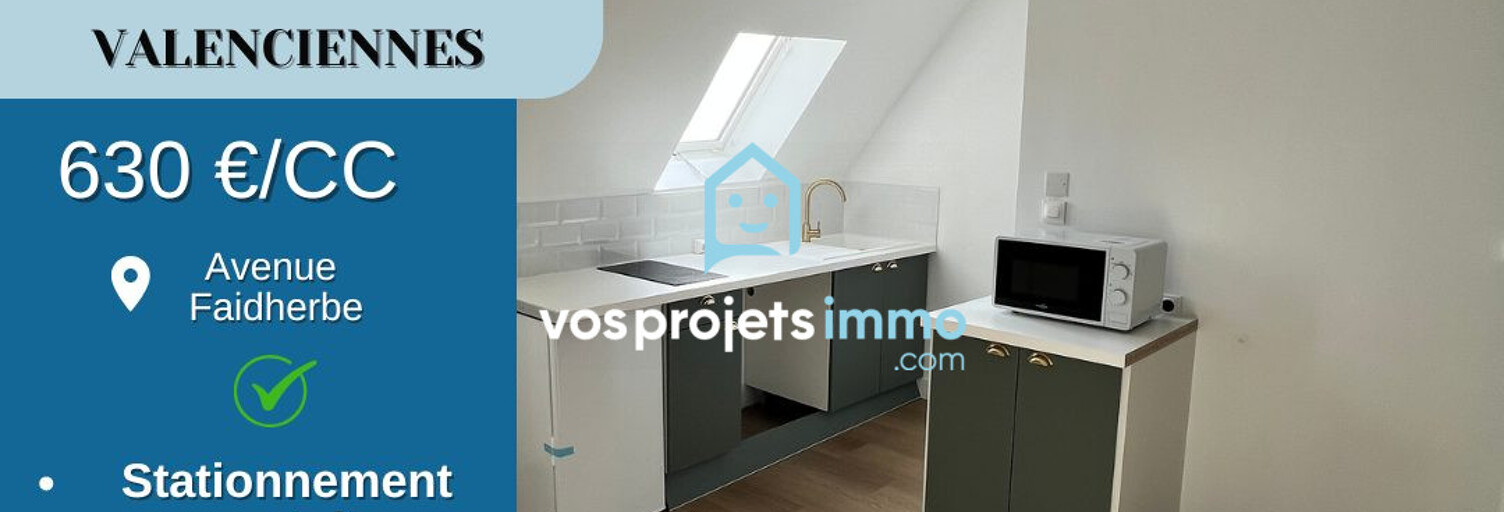 Appartement 2 Pièces 28 m² à louer à Valenciennes (59300)