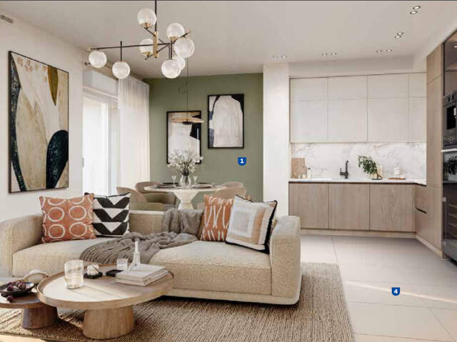 Marseille 13008 avenue du prado,Appart T3 de 74,93 m2,terrasse de 28 m2 — photo du bien