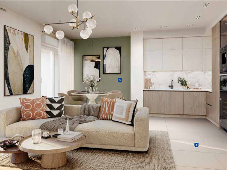 Marseille 13008 avenue du prado,Appart T3 de 74,93 m2,terrasse de 28 m2 — photo 1