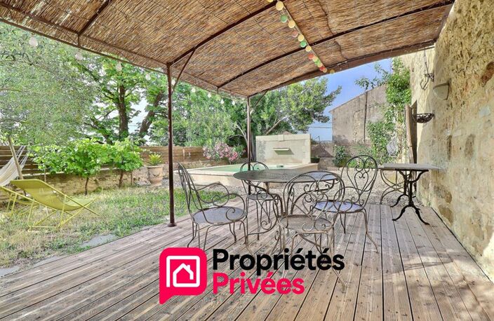 Proche Uzès, mas de village avec piscine — photo 4